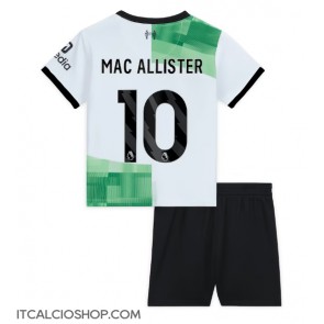 Liverpool Alexis Mac Allister #10 Seconda Maglia Bambino 2023-24 Manica Corta (+ Pantaloni corti)